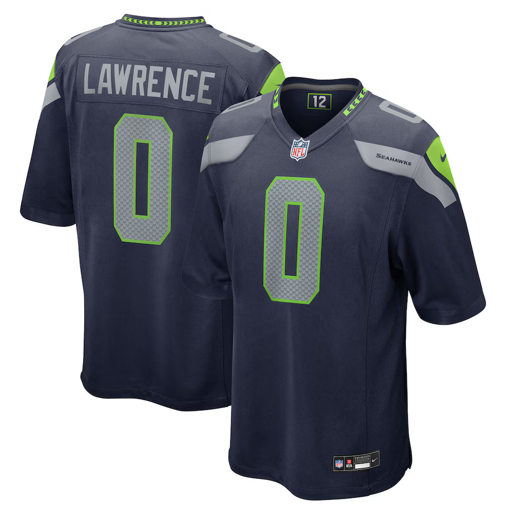 DeMarcus Lawrence Seattle Seahawks Jersey - College Navy football jersey product view 1