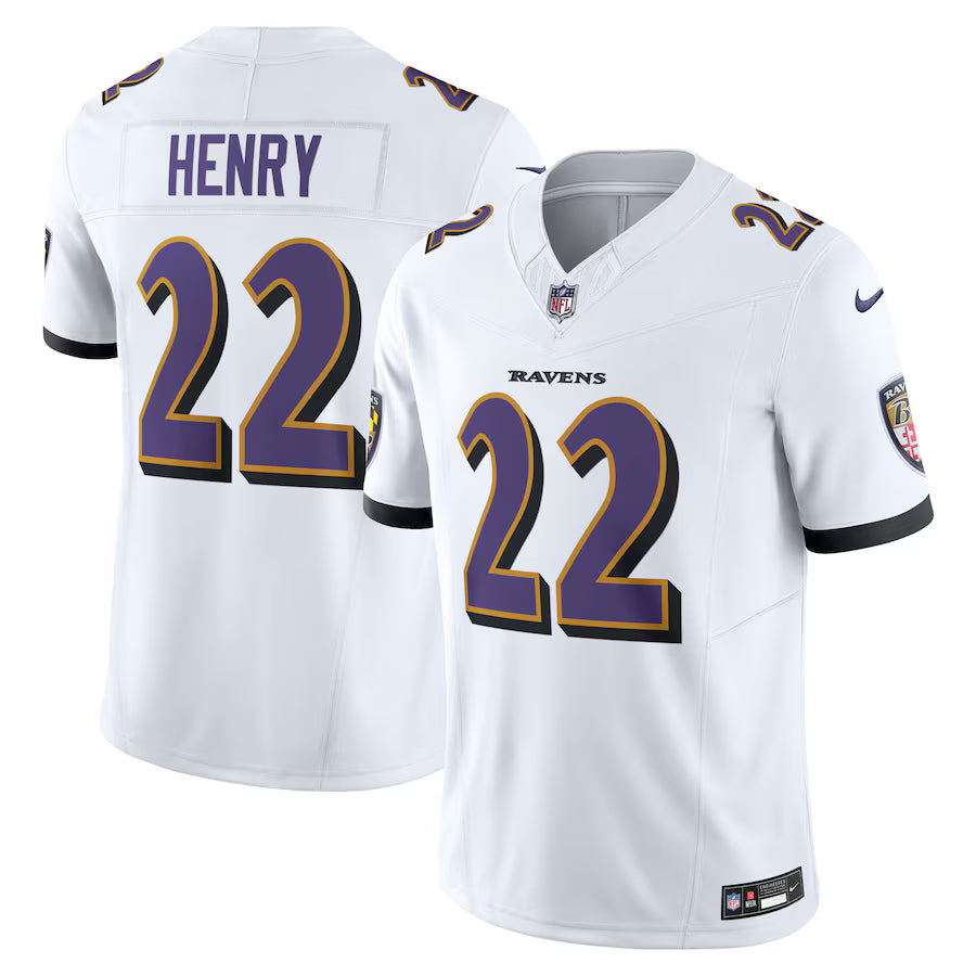 Derrick Henry Baltimore Ravens Jersey - White football jersey product view 1