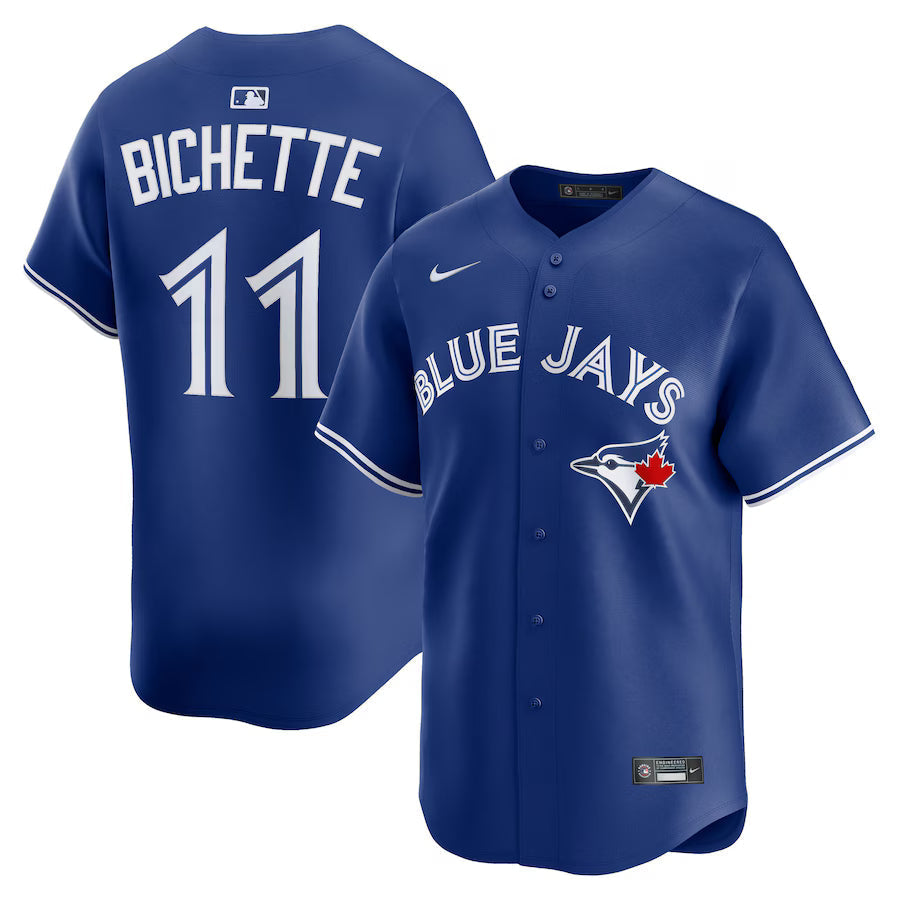 Bo Bichette Toronto Blue Jays Alternate Jersey - Royal baseball jersey product view 1