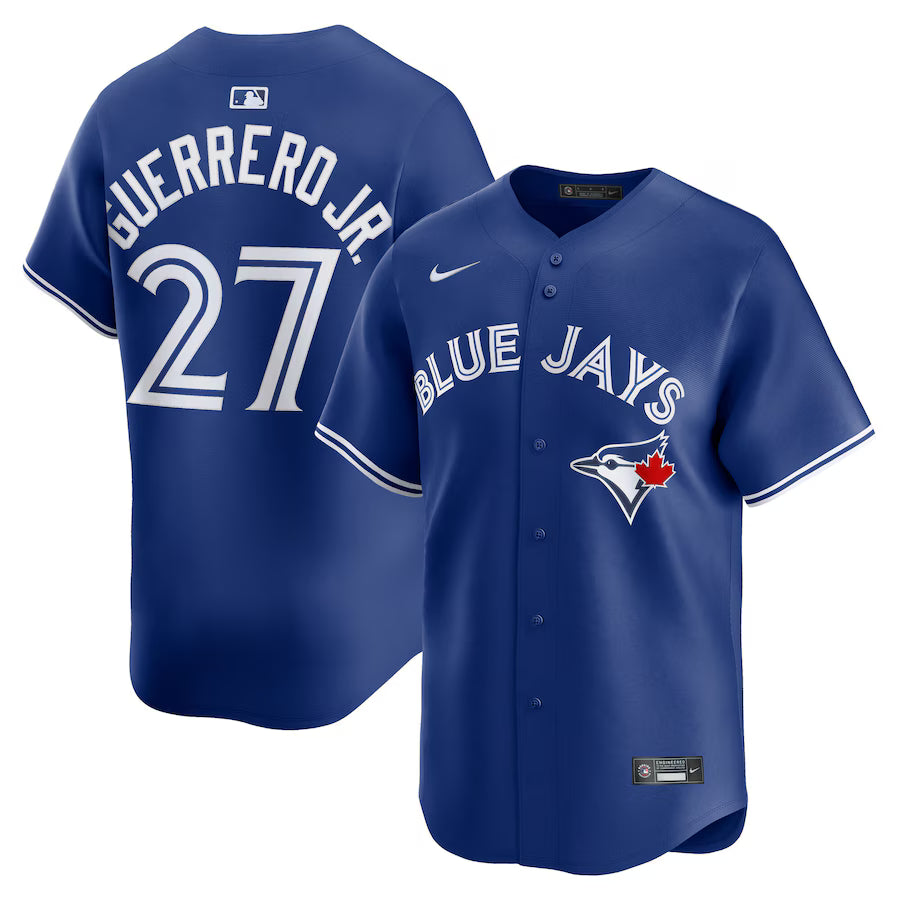 Vladimir Guerrero Jr. Toronto Blue Jays Alternate Jersey - Royal baseball jersey product view 1