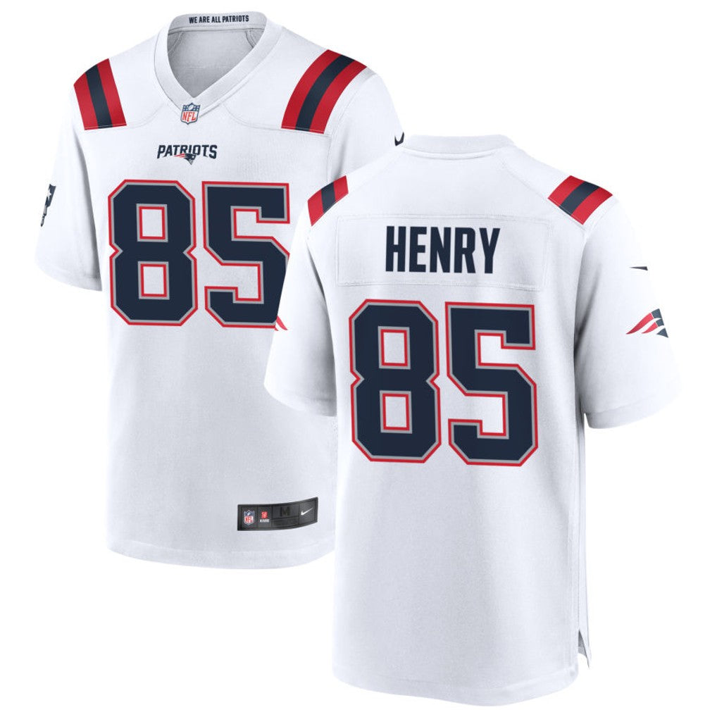 Hunter Henry New England Patriots Jersey - White football jersey product view 1