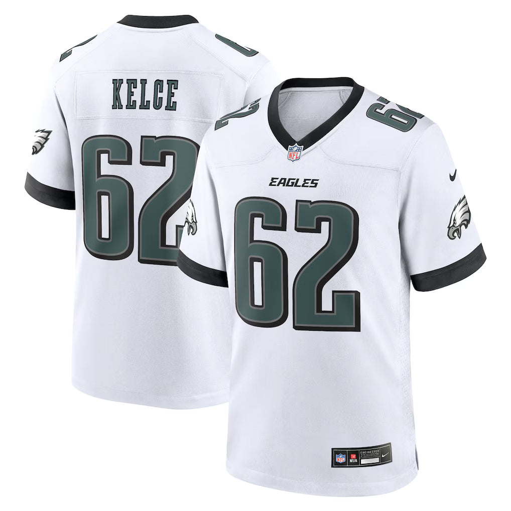 Jason Kelce Philadelphia Eagles Jersey - White football jersey product view 1