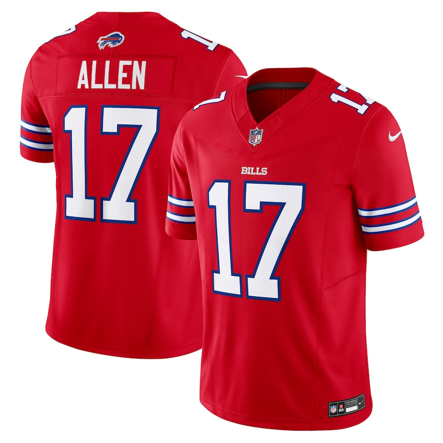 Josh Allen Buffalo Bills Jersey - Red football jersey product view 1