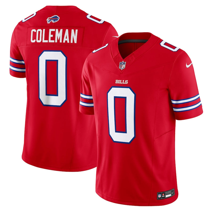 Keon Coleman Buffalo Bills Jersey - Red football jersey product view 1