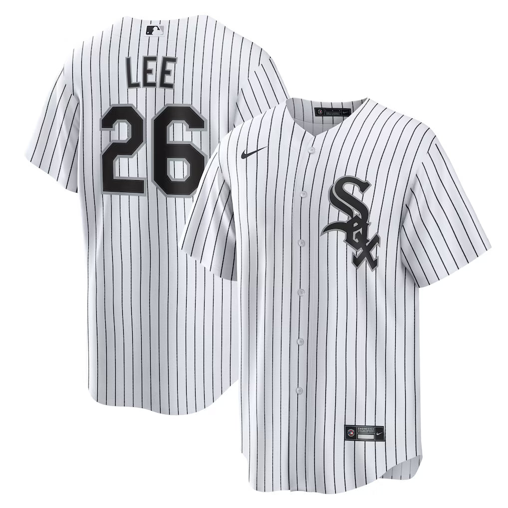 Korey Lee Chicago White Sox Home Jersey - White baseball jersey product view 1
