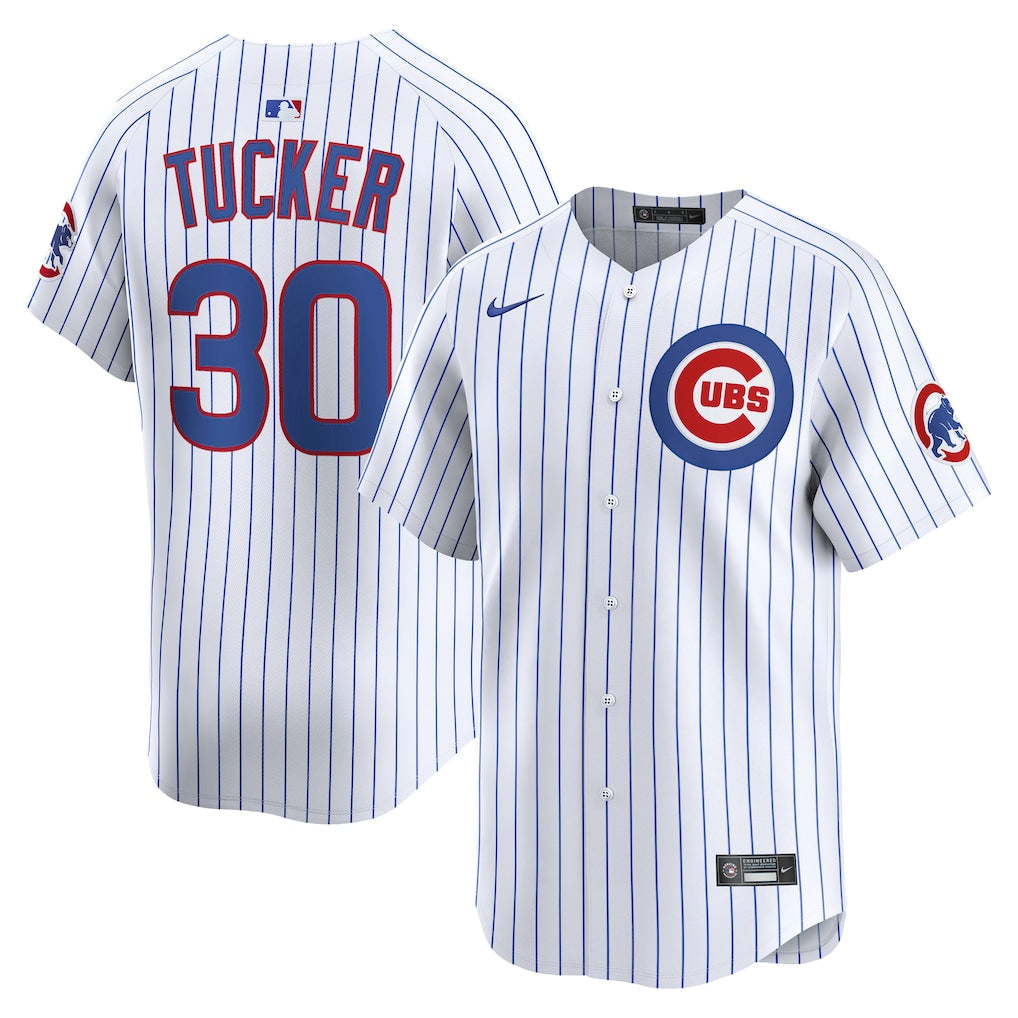 Kyle Tucker Chicago Cubs Home Jersey - White baseball jersey product view 1