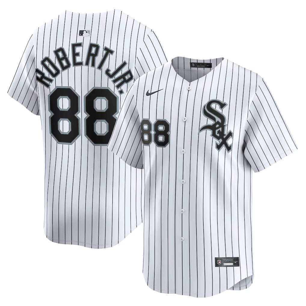 Luis Robert Jr. Chicago White Sox Home Jersey - White baseball jersey product view 1