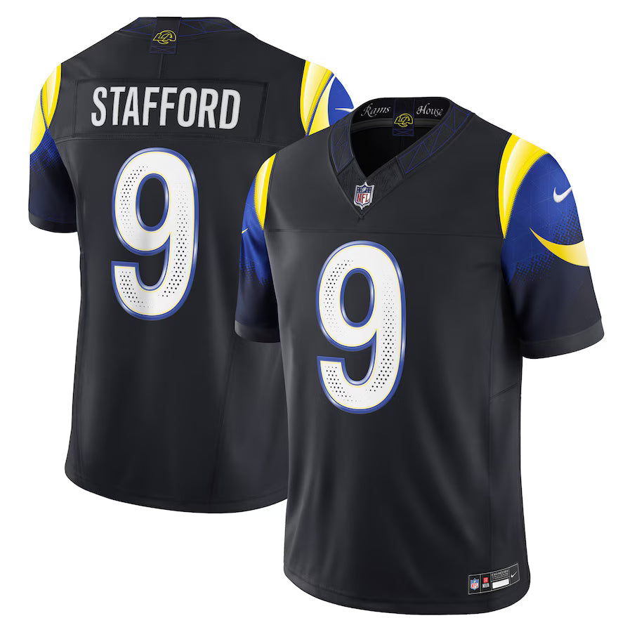 Matthew Stafford Los Angeles Rams 2025 Rivalries Collection Jersey - Midnight Blue football jersey product view 1