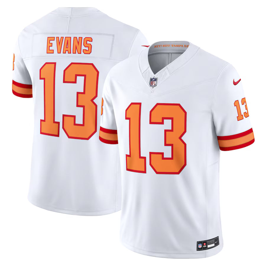 Mike Evans '76 Tampa Bay Buccaneers Jersey - White football jersey product view 1
