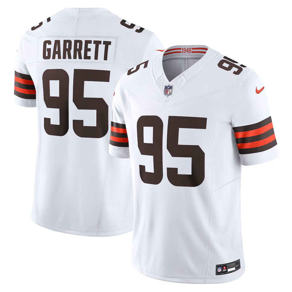 Myles Garrett Cleveland Browns Jersey - White football jersey product view 1