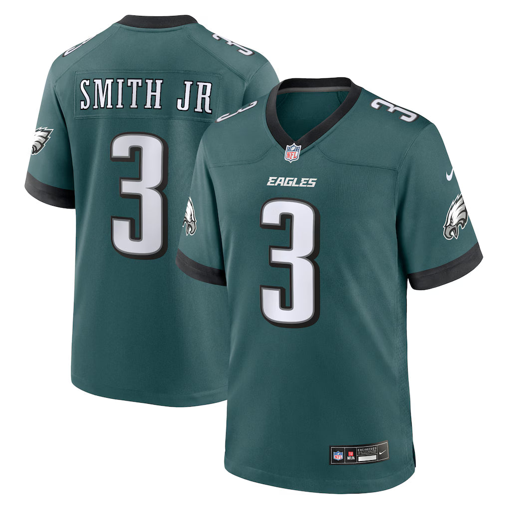 Nolan Smith Philadelphia Eagles Jersey - Midnight Green football jersey product view 1