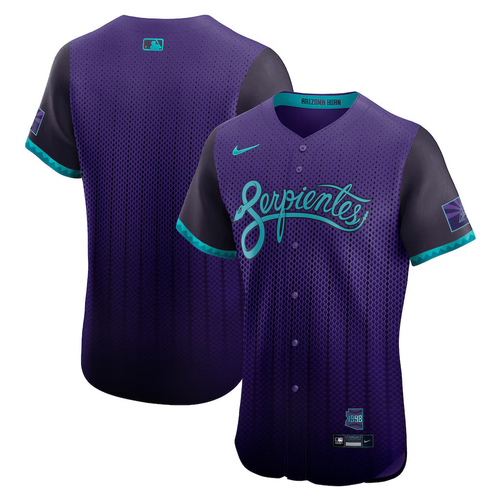 Arizona Diamondbacks 2025 City Connect Jersey - Purple baseball jersey product view 1
