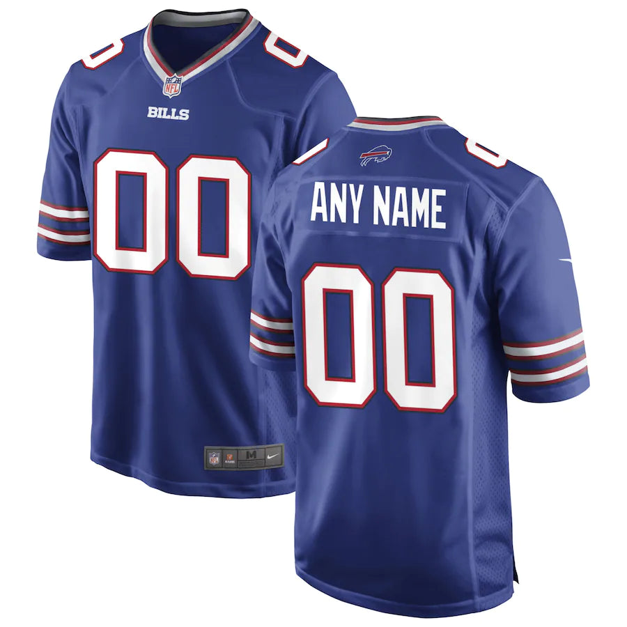 Custom Buffalo Bills Jersey - Royal Blue football jersey product view 1