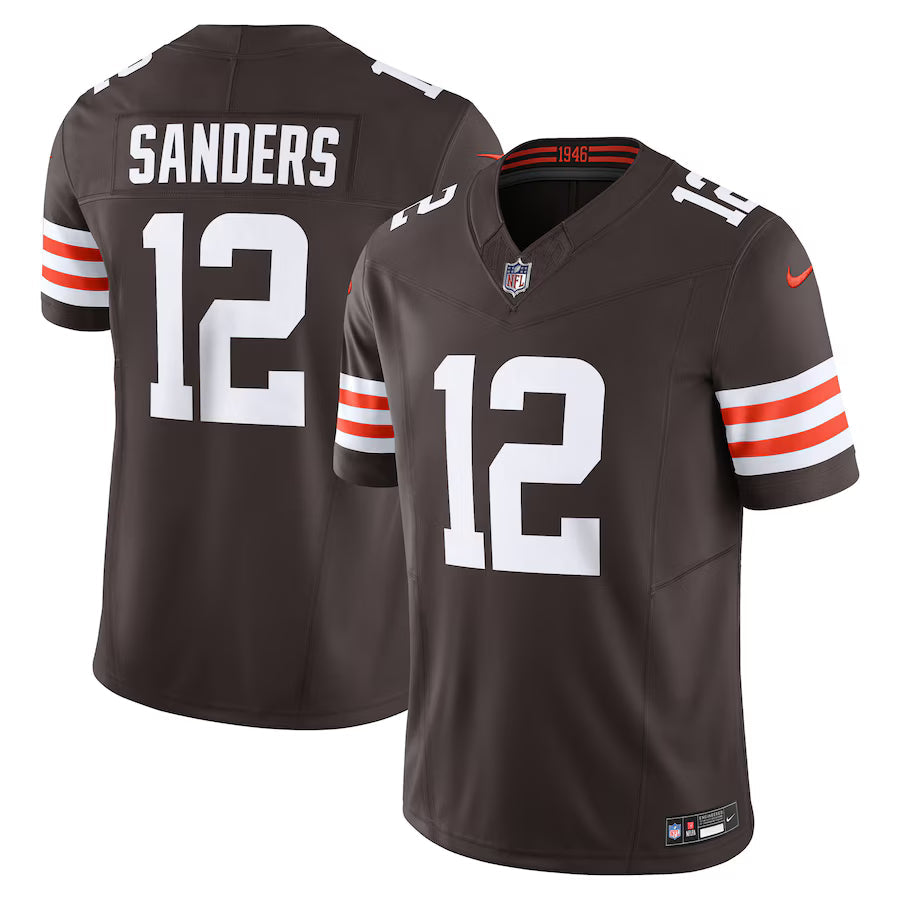 Shedeur Sanders Cleveland Browns Jersey - Brown football jersey product view 1