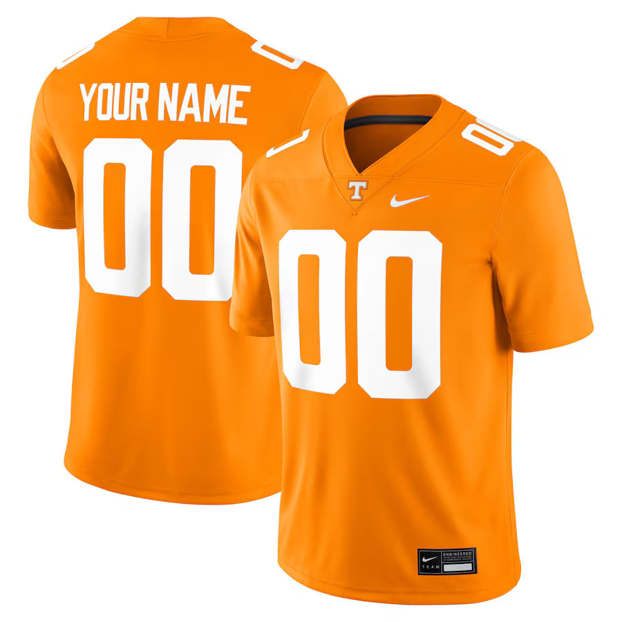 Custom Tennessee Volunteers Jersey - Tennessee Orange sports jersey product view 1