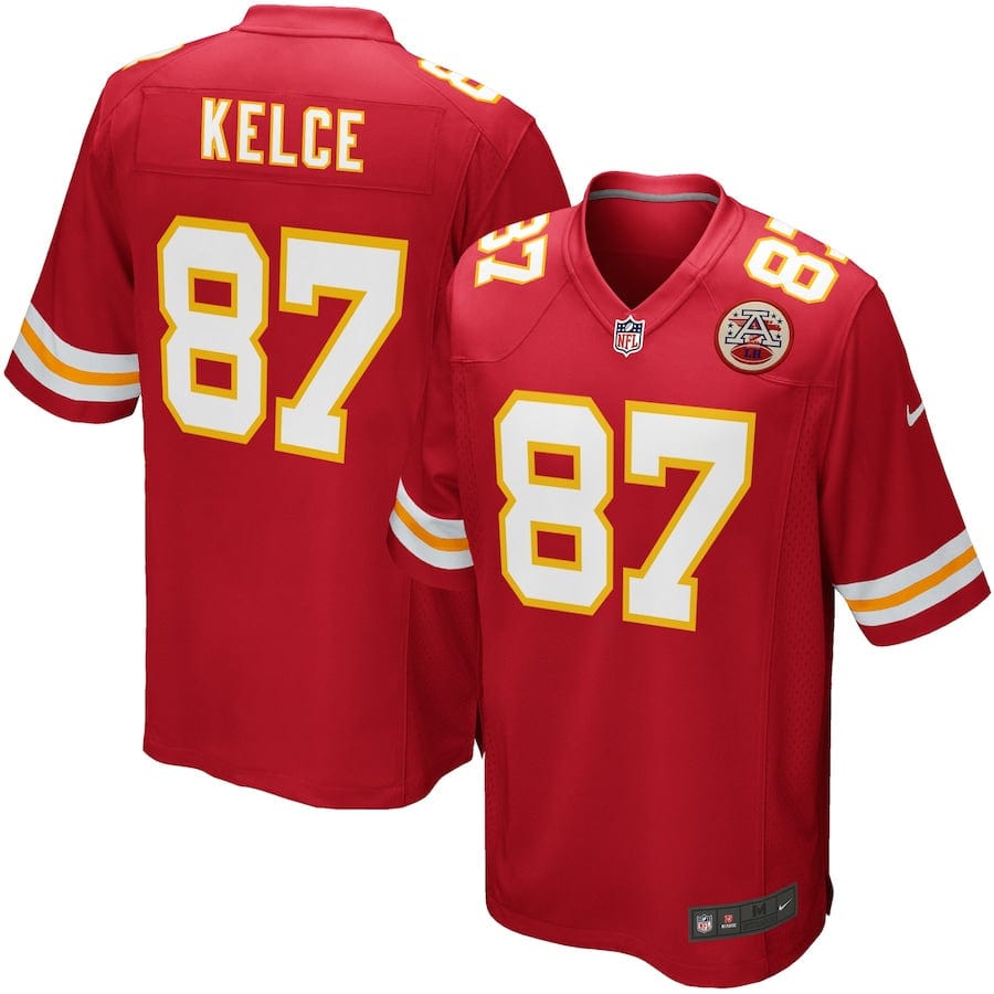 Travis Kelce Kansas City Chiefs Jersey football jersey product view 1