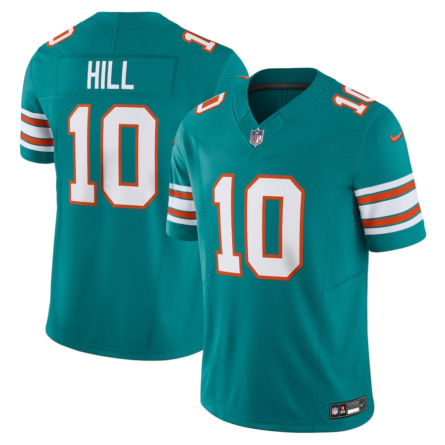 Tyreek Hill Miami Dolphins Jersey - Aqua football jersey product view 1