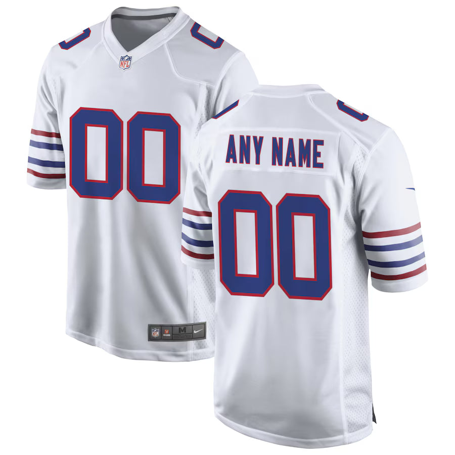 Custom Buffalo Bills Jersey - White football jersey product view 1