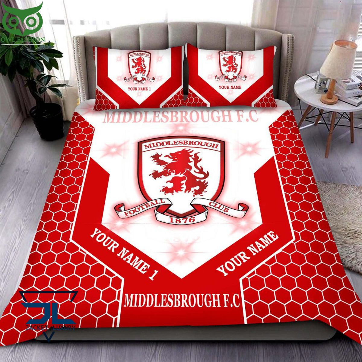 Middlesbrough F.C EFL Champion Customized Bedding Set - Adult & Kids T-Shirts, Sweatshirts & Hoodies apparel design preview 1