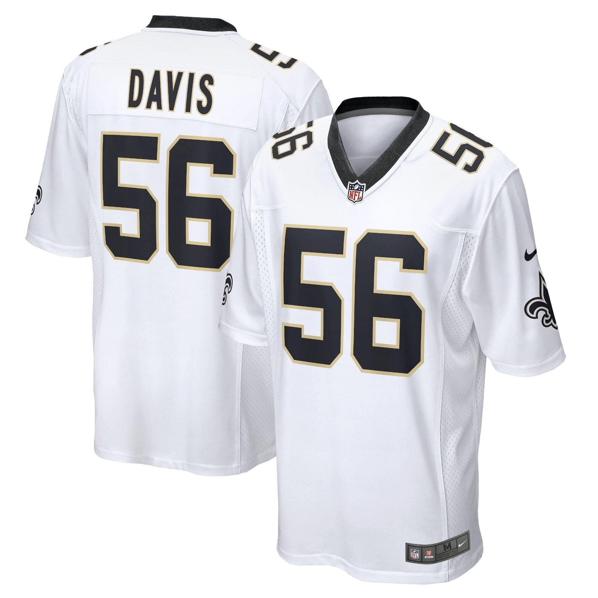 Demario Davis New Orleans Saints Jersey football jersey product view 1