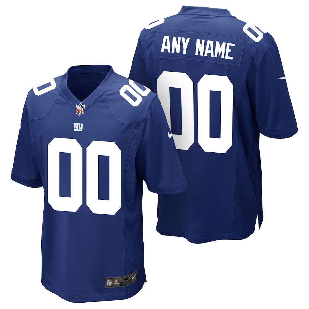 Custom New York Giants Jersey - Royal Blue football jersey product view 1