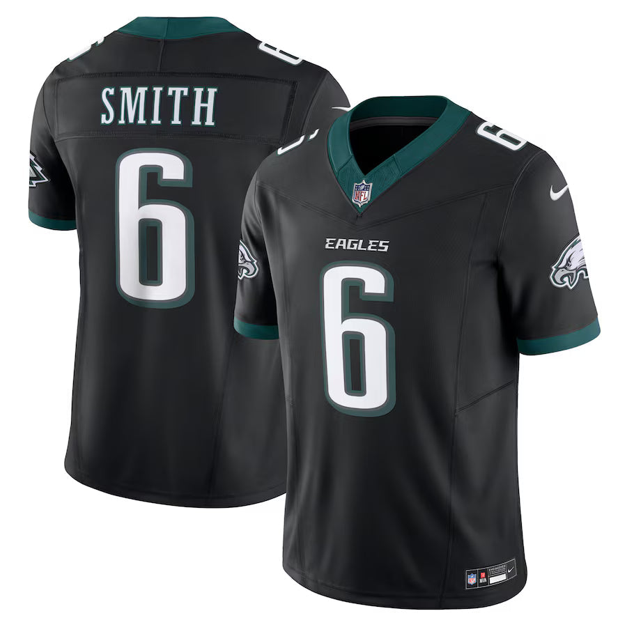 DeVonta Smith Philadelphia Eagles Jersey - Black football jersey product view 1