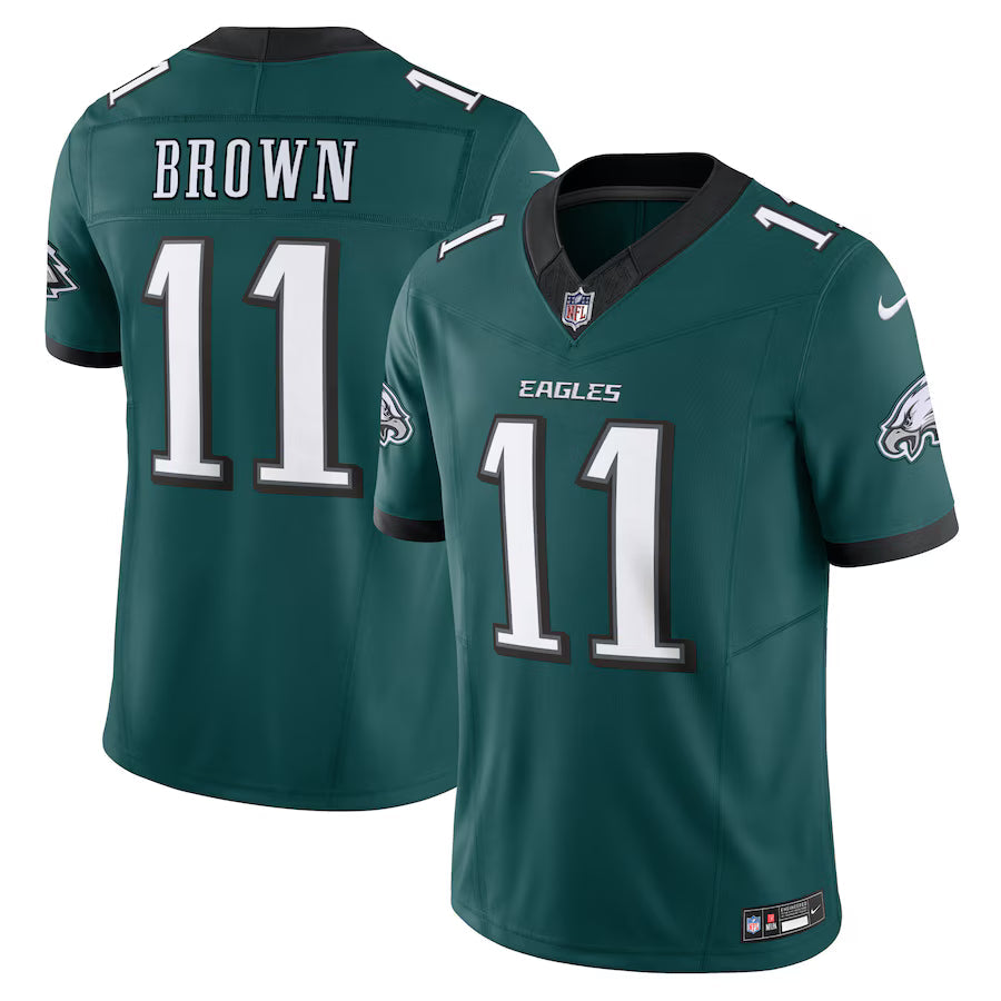 A.J. Philadelphia Eagles Jersey - Midnight Green football jersey product view 1