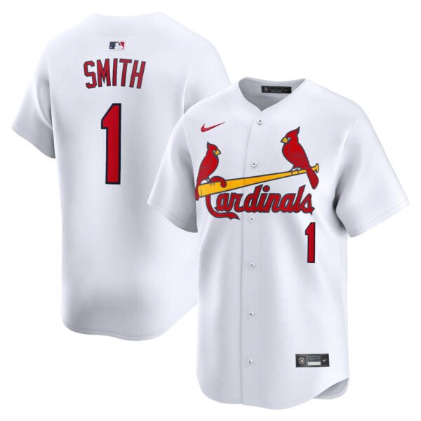 Ozzie Smith St. Louis Cardinals Home Limited Jersey - White baseball jersey product view 1