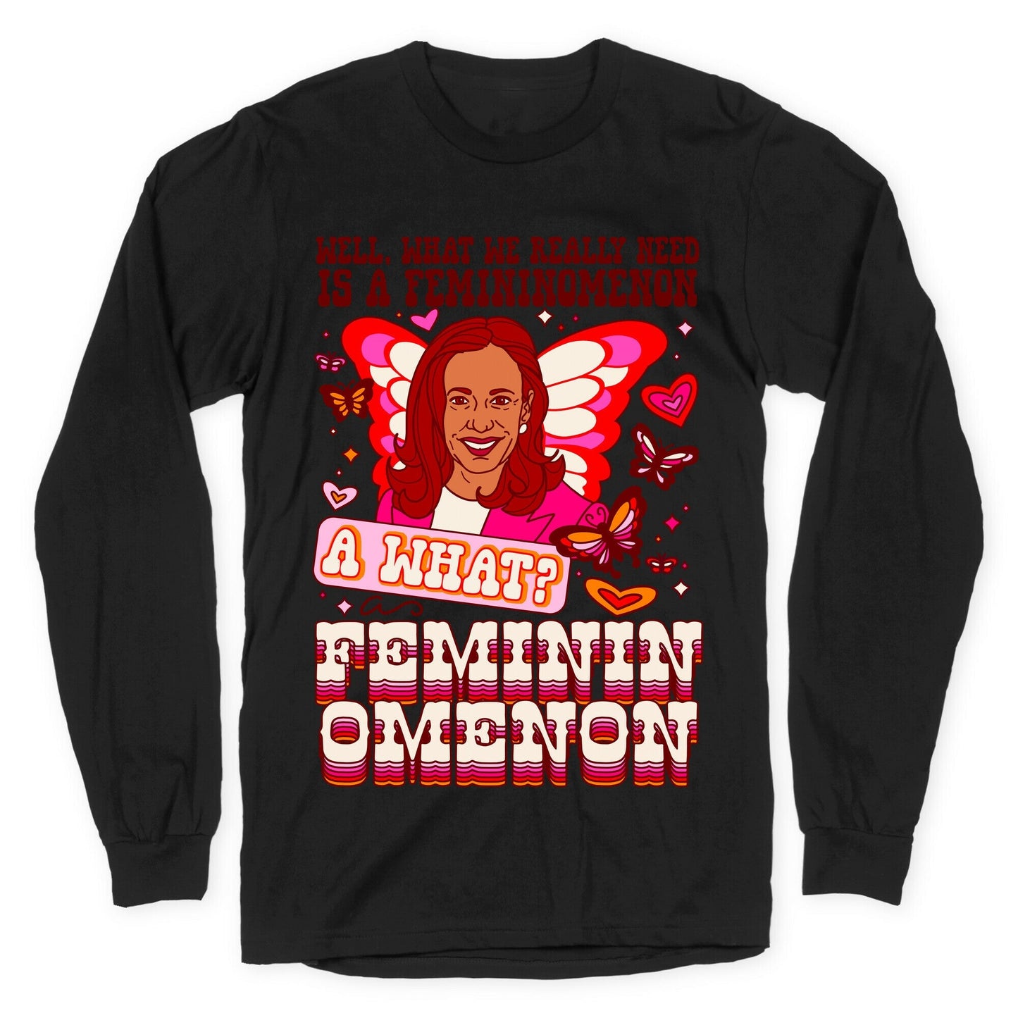 Kamala Harris A Femininomenon - Adult & Kids T-Shirts, Sweatshirts & Hoodies apparel design preview 1