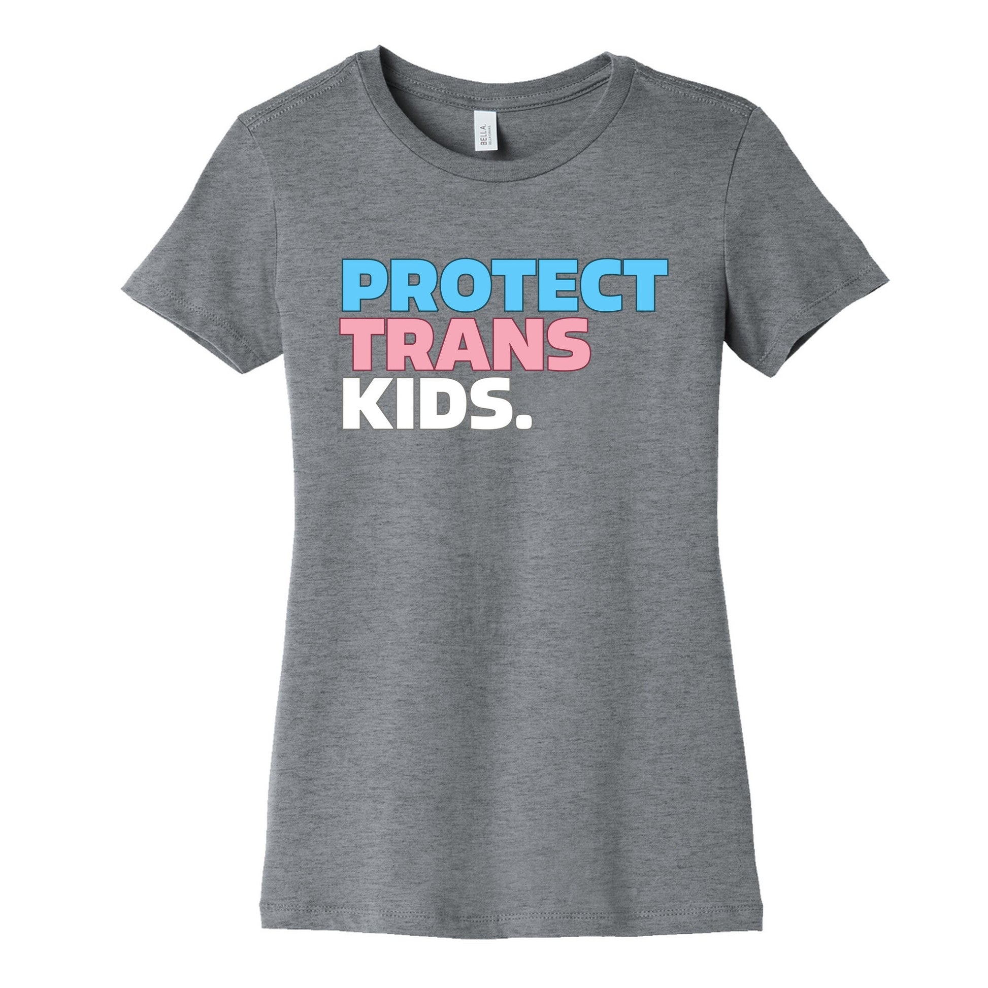 Protect Trans Kids Womens Cotton - Adult & Kids T-Shirts, Sweatshirts & Hoodies apparel design preview 1