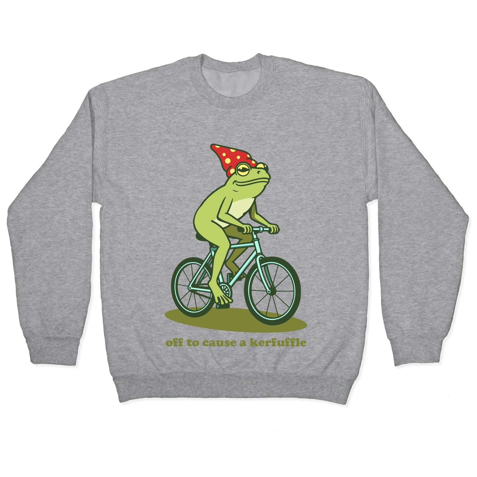 Off to Cause a Kerfuffle Crewneck - Adult & Kids T-Shirts, Sweatshirts & Hoodies apparel design preview 1