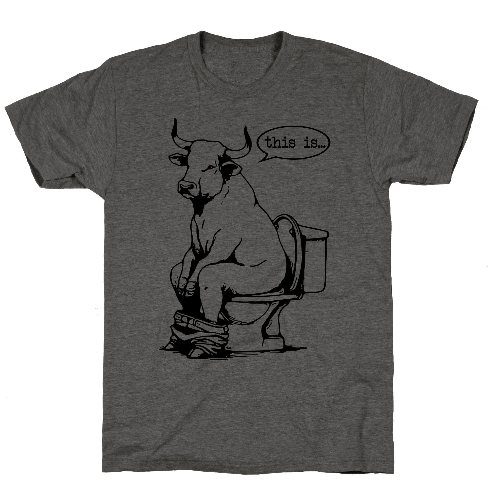 This is Bullshit Unisex Triblend - Adult & Kids T-Shirts, Sweatshirts & Hoodies apparel design preview 1