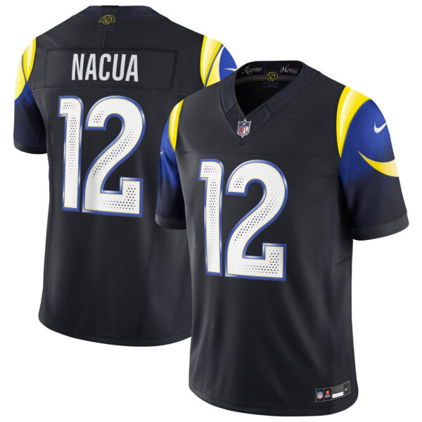 Puka Nacua Los Angeles Rams 2025 Rivalries Collection Jersey - Midnight Blue football jersey product view 1
