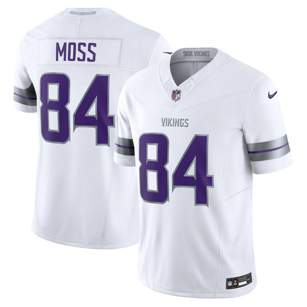 Randy Moss Minnesota Vikings Winter Warrior Retired Player Jersey - White football jersey product view 1