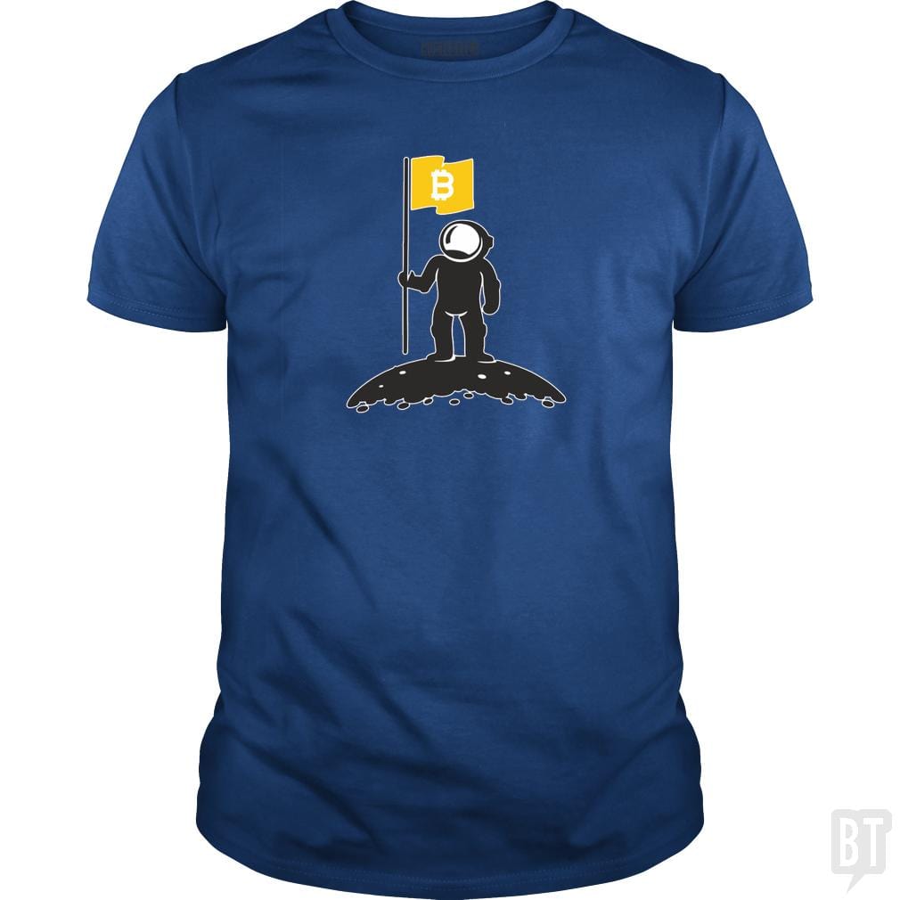 Bitcoin To The Moon - Adult & Kids T-Shirts, Sweatshirts & Hoodies apparel design preview 1