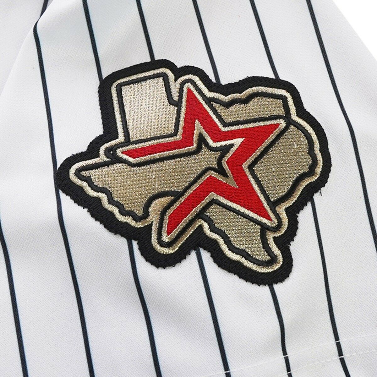 Custom Houston Astros 2012 White Men's Jersey Stitched Black Stripe baseball jersey product view 3