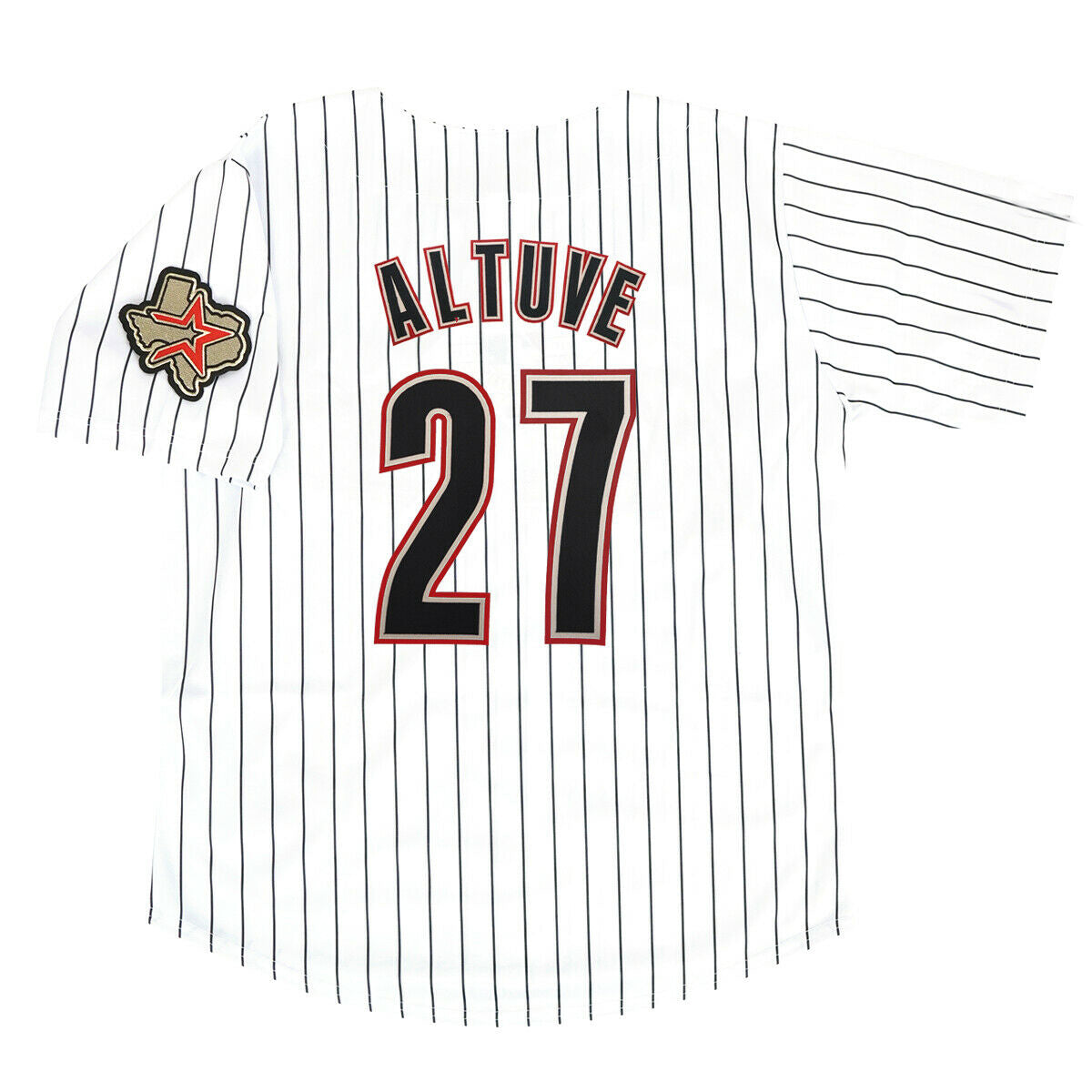 Jose Altuve 2012 Houston Astros White Men's Jersey baseball jersey product view 1