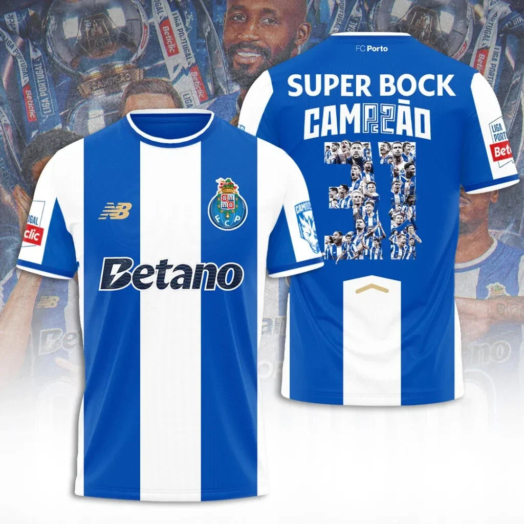 Campeao Liga Portugal 25/26 3D Apparel - Adult & Kids T-Shirts, Sweatshirts & Hoodies apparel design preview 1