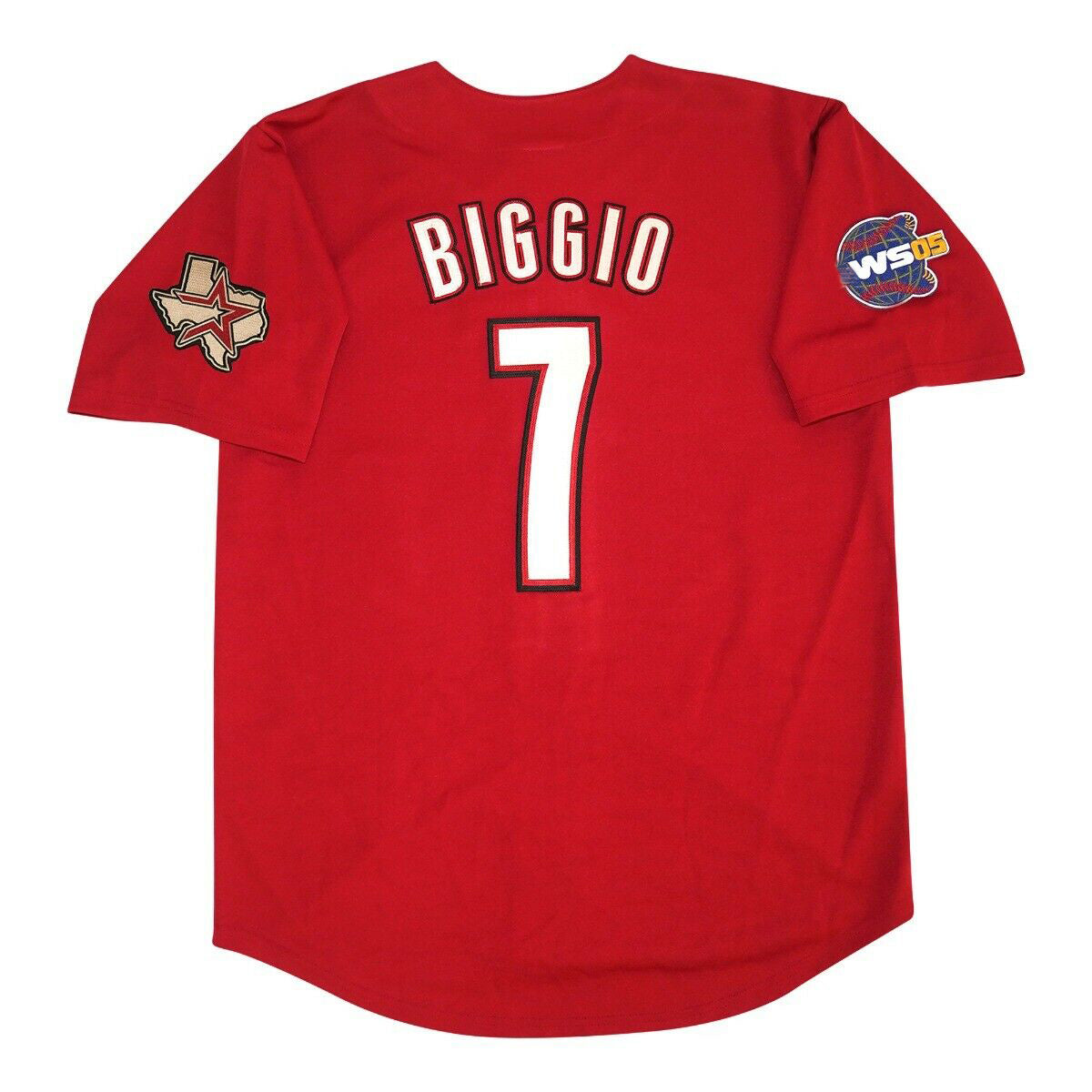 Craig Biggio 2012 Houston Astros Red Men's Jersey baseball jersey product view 1