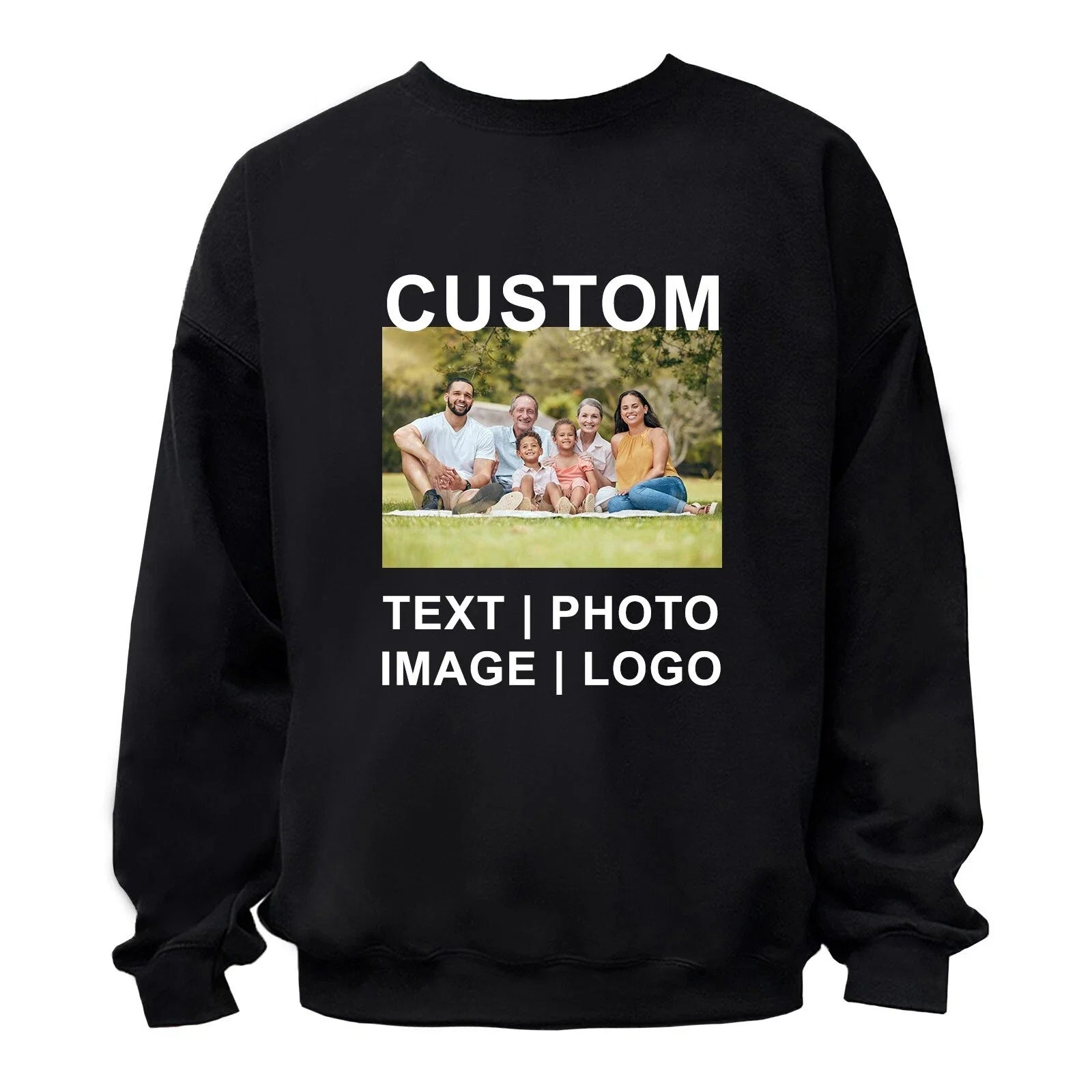 Custom Personalized Print Your Logo Photo Text - Adult & Kids T-Shirts, Sweatshirts & Hoodies apparel design preview 1