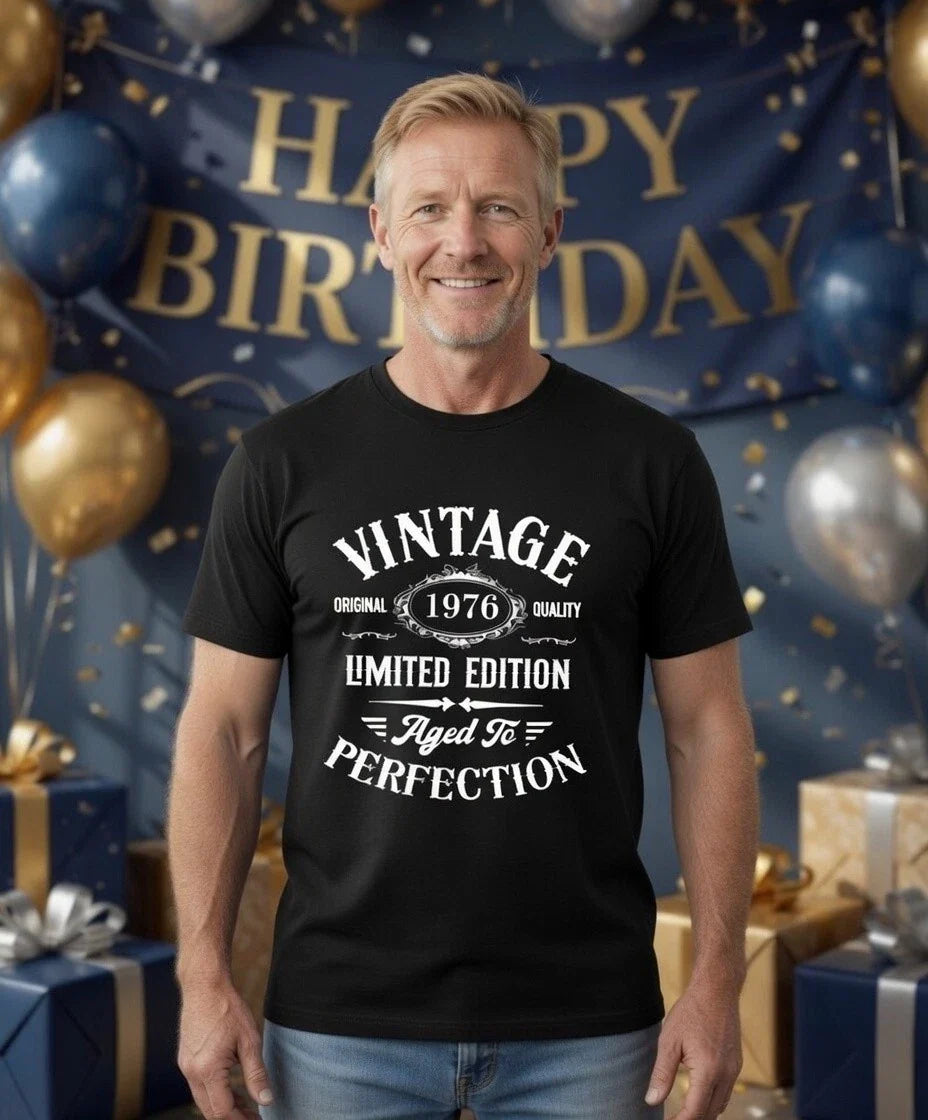1976 Limited Edition Retro 50th Birthday Gift, - Adult & Kids T-Shirts, Sweatshirts & Hoodies apparel design preview 1