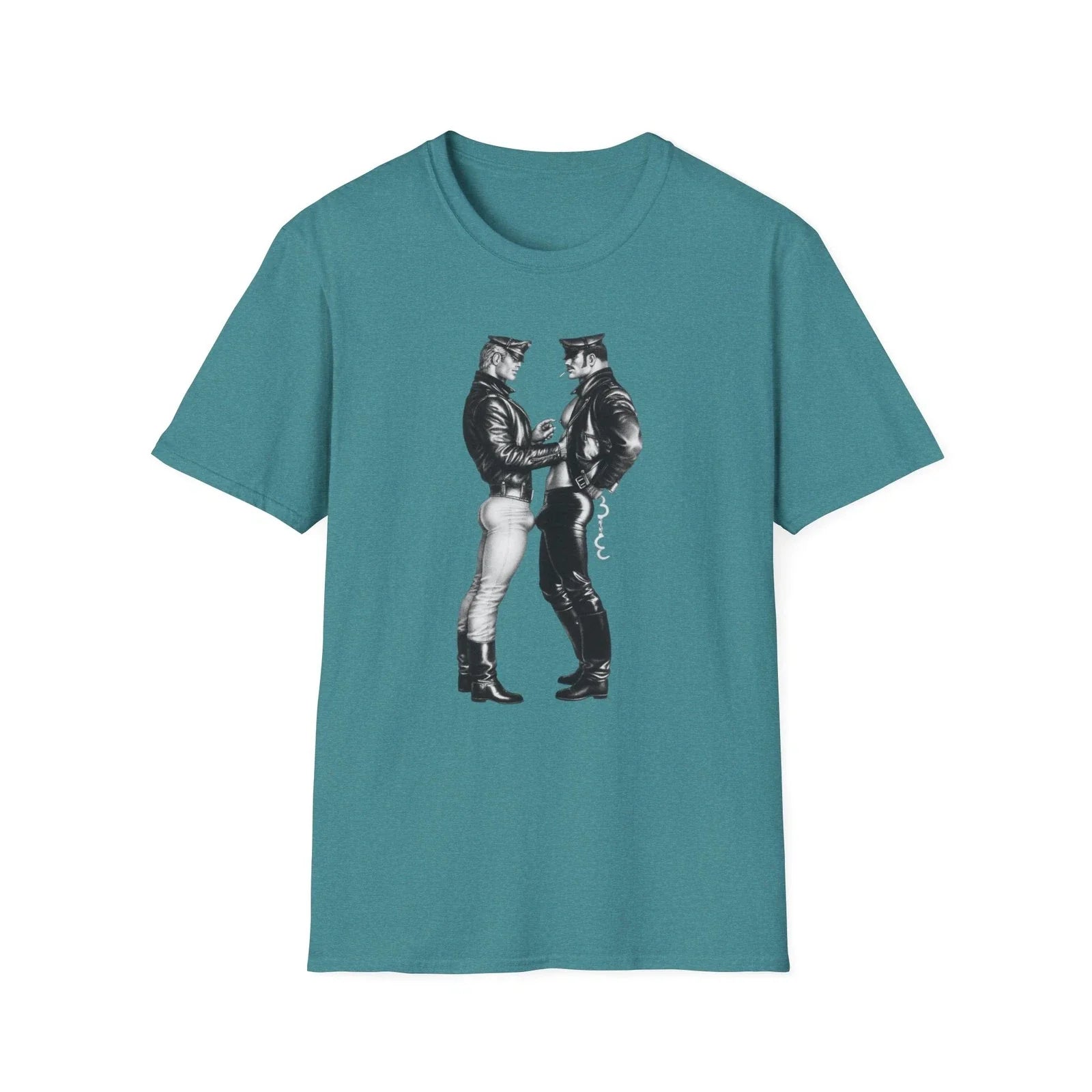 Vintage Leather Men Graphic Retro Fetish Art Style - Adult & Kids T-Shirts, Sweatshirts & Hoodies apparel design preview 1