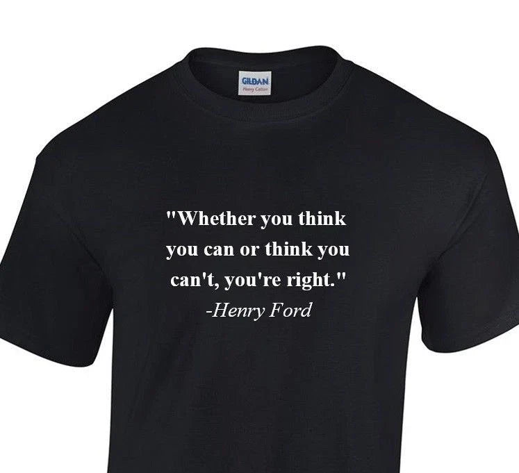Henry Ford Whether You Think Can Teacher Motivational - Adult & Kids T-Shirts, Sweatshirts & Hoodies apparel design preview 1