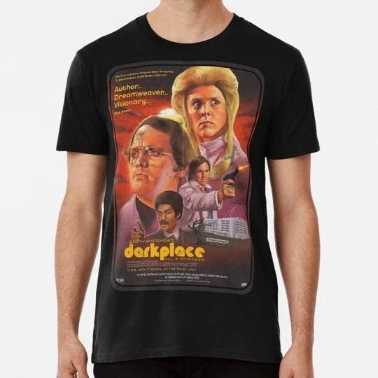 Garth Marenghi Darkplace Distressed Design Essential - Adult & Kids T-Shirts, Sweatshirts & Hoodies apparel design preview 1
