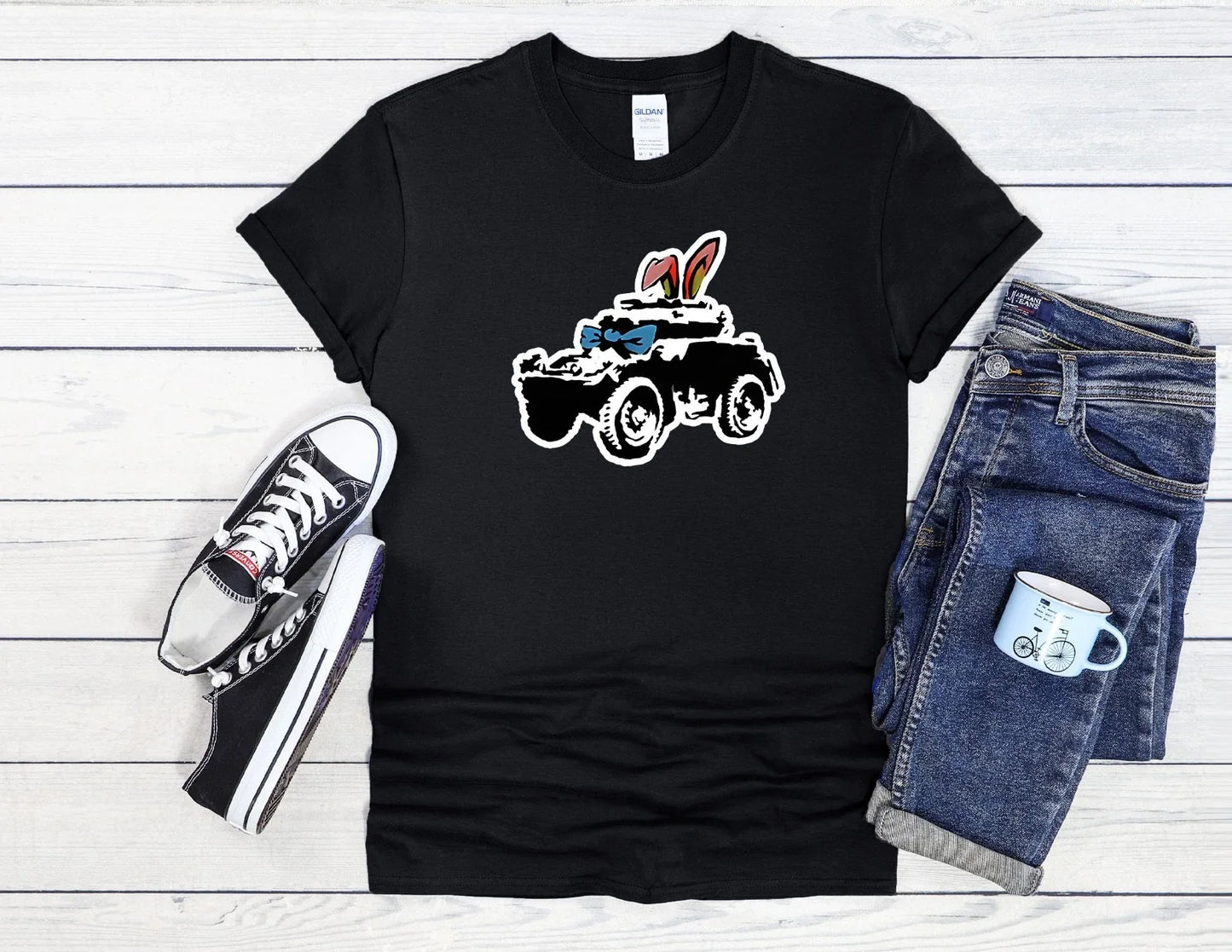 Banksy Armoured Car Graffiti Street Art Men Women - Adult & Kids T-Shirts, Sweatshirts & Hoodies apparel design preview 1