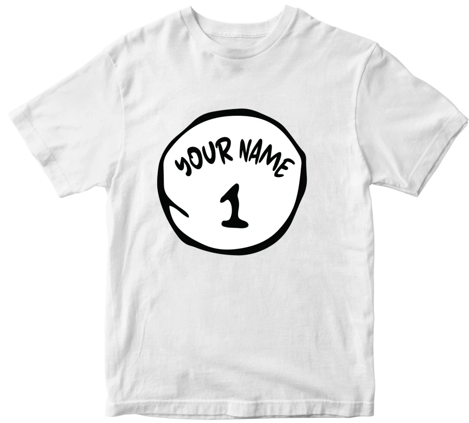 Personalised Custom Your Name Thing One 1 Two 2 Funny - Adult & Kids T-Shirts, Sweatshirts & Hoodies apparel design preview 1