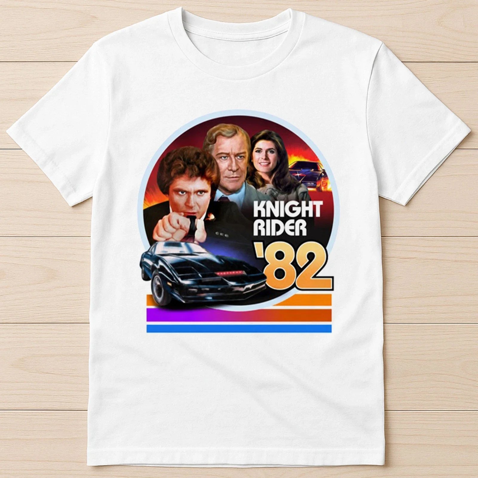 Knight Rider Kitt 2000 Michael TV Series 80s Retro - Adult & Kids T-Shirts, Sweatshirts & Hoodies apparel design preview 1