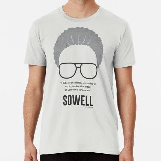 Thomas Sowell Ignorance Quote S to 5XL Made in the - Adult & Kids T-Shirts, Sweatshirts & Hoodies apparel design preview 1