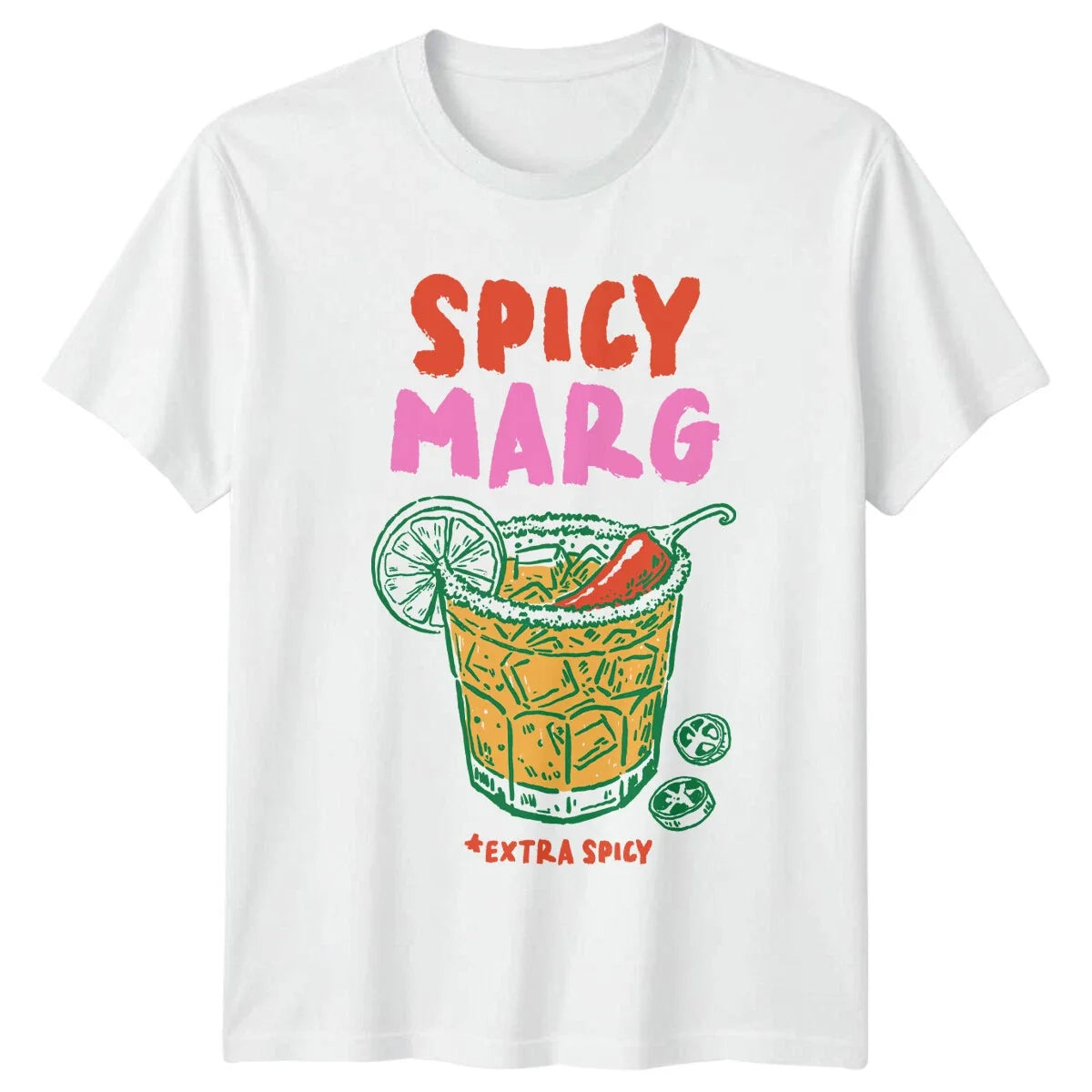 Spicy Marg Extra Cocktails Mens Womens Unisex Graphic - Adult & Kids T-Shirts, Sweatshirts & Hoodies apparel design preview 1
