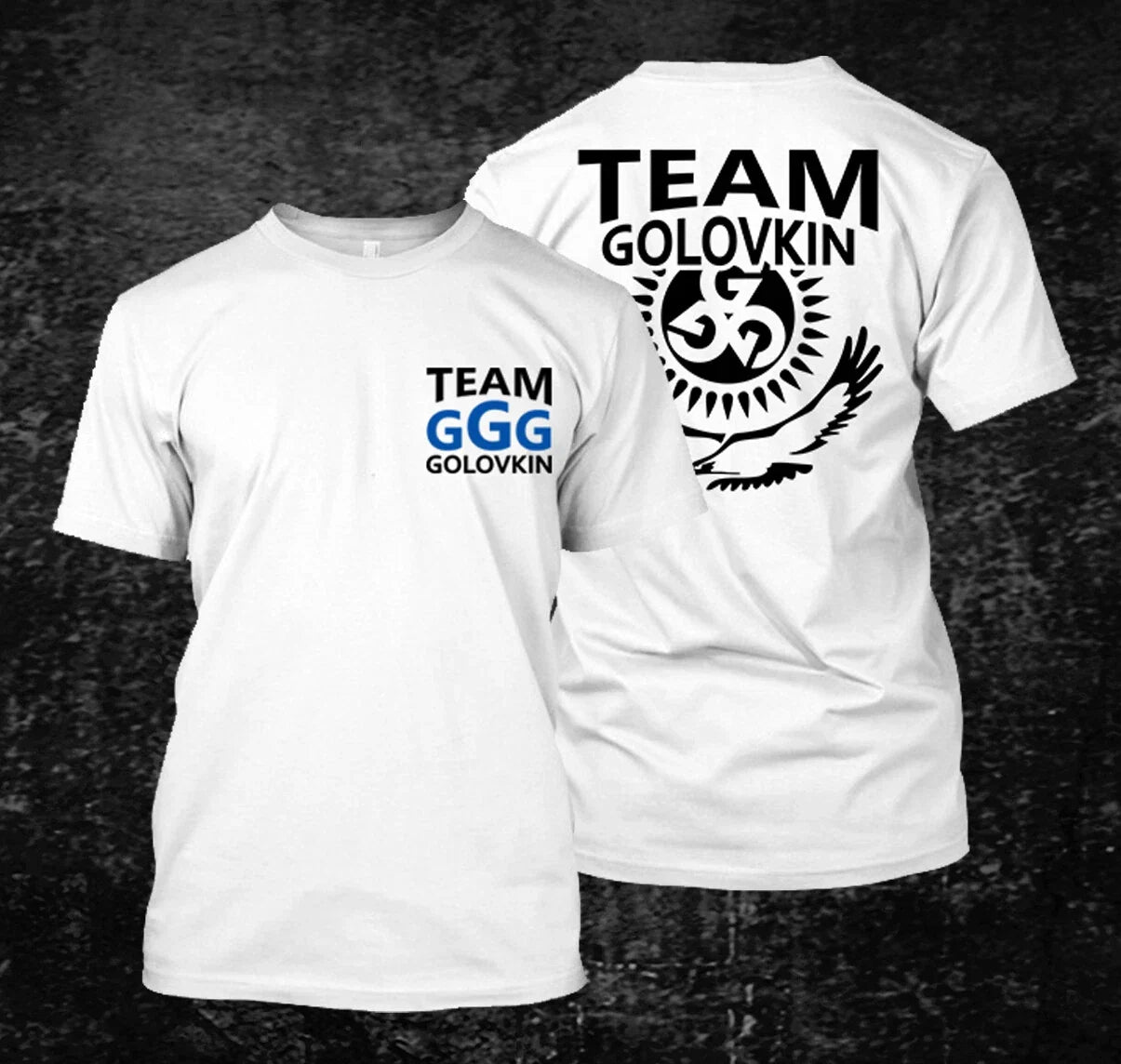 GGG Gennady Golovkin Team boxing Custom front and - Adult & Kids T-Shirts, Sweatshirts & Hoodies apparel design preview 1